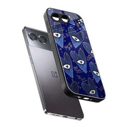 Girl Vision sleek oneplus nord 4 cover with tempered glass back and TPU edges