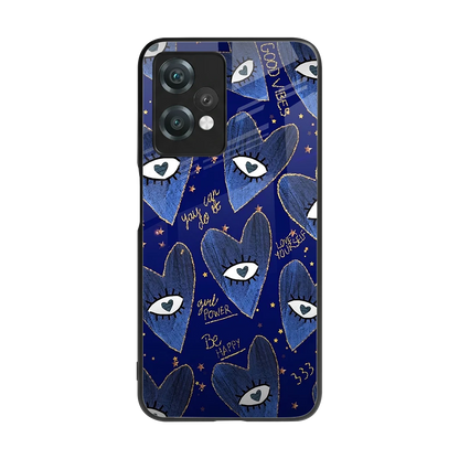 Girl Vision back phone cover | glass case for oneplus nord ce 2 lite