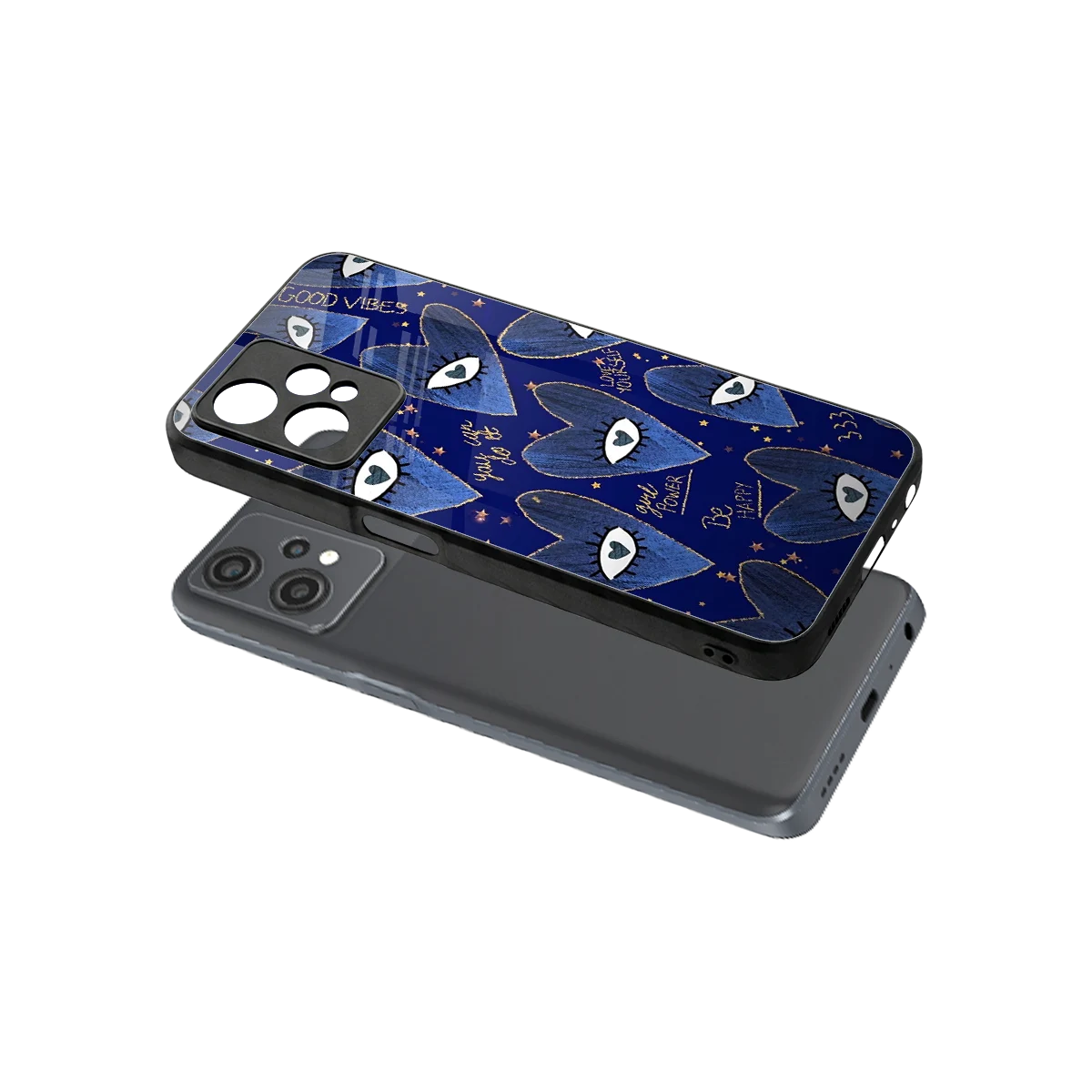Girl Vision sleek oneplus nord ce 2 lite cover with tempered glass back and TPU edges