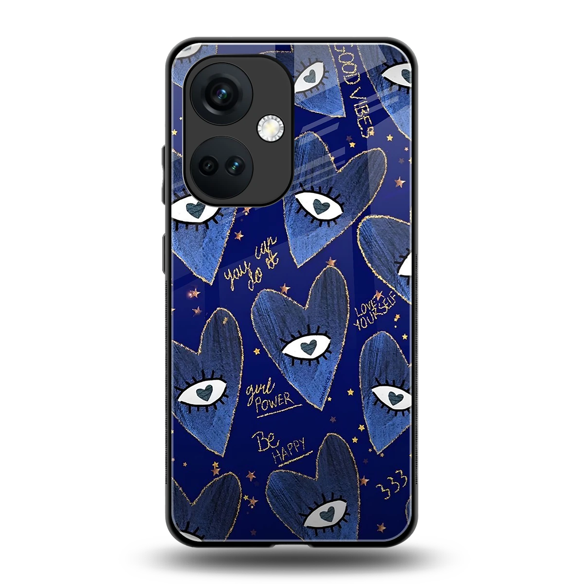 Girl Vision back phone cover | glass case for oneplus nord ce 3