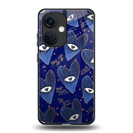 Girl Vision back phone cover | glass case for oneplus nord ce 3