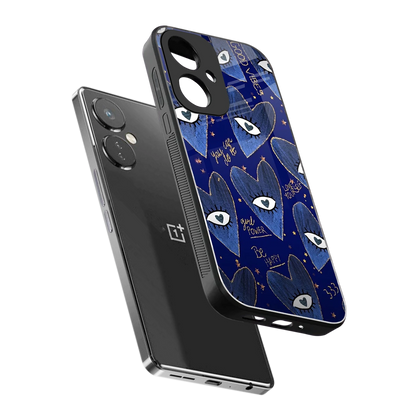 Girl Vision sleek oneplus nord ce 3 cover with tempered glass back and TPU edges