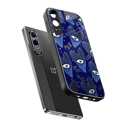 Girl Vision sleek oneplus nord ce 4 lite cover with tempered glass back and TPU edges