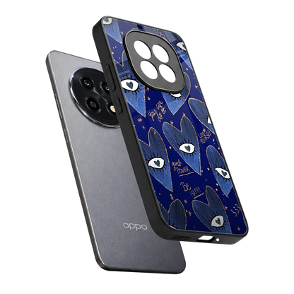 Girl Vision sleek oppo f29 pro 5g cover with tempered glass back and TPU edges