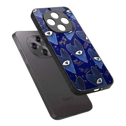 Girl Vision sleek oppo f31 pro 5g cover with tempered glass back and TPU edges