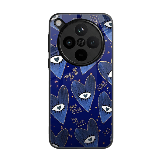 Girl Vision back phone cover | glass case for oppo find x8