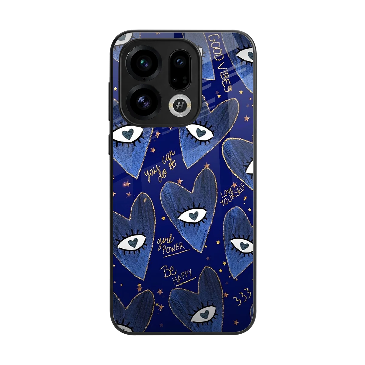 Girl Vision back phone cover | glass case for oppo find x9