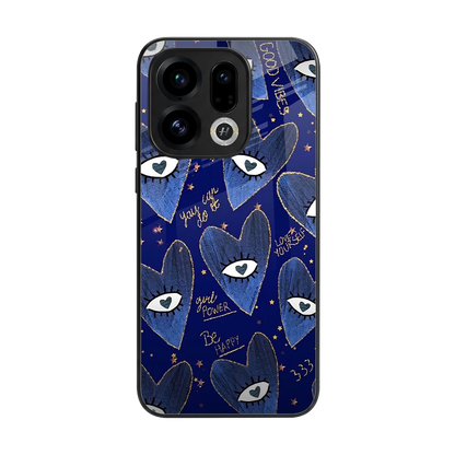 Girl Vision back phone cover | glass case for oppo find x9