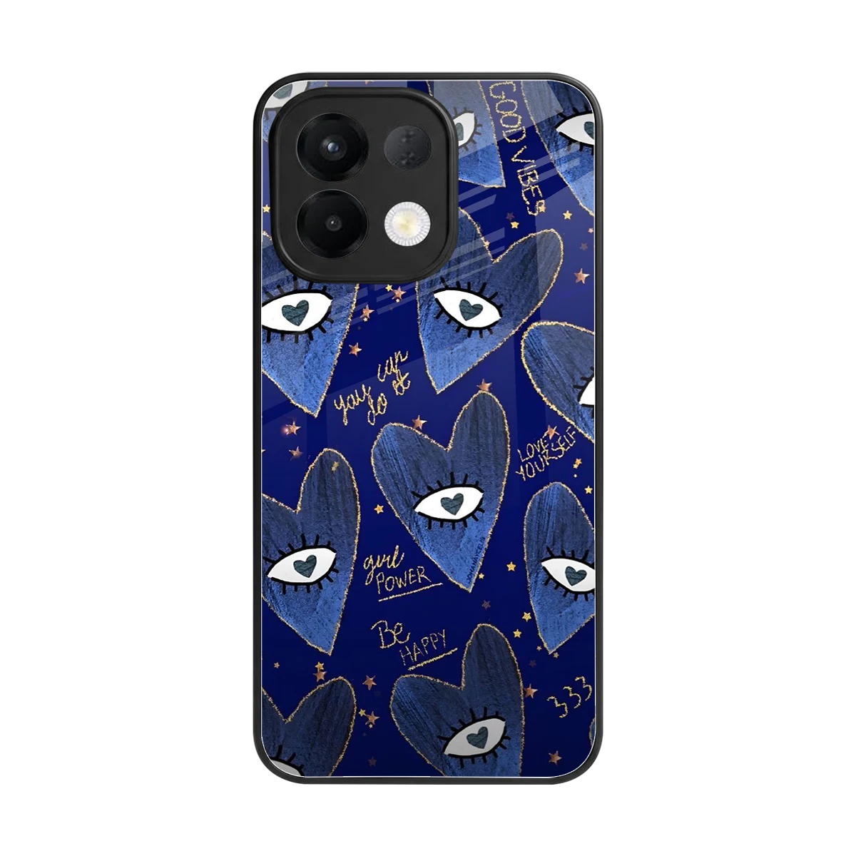 Girl Vision back phone cover | glass case for oppo k13 5g