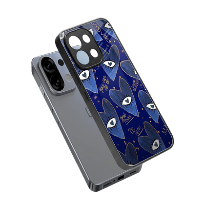 Girl Vision sleek oppo k13 5g cover with tempered glass back and TPU edges