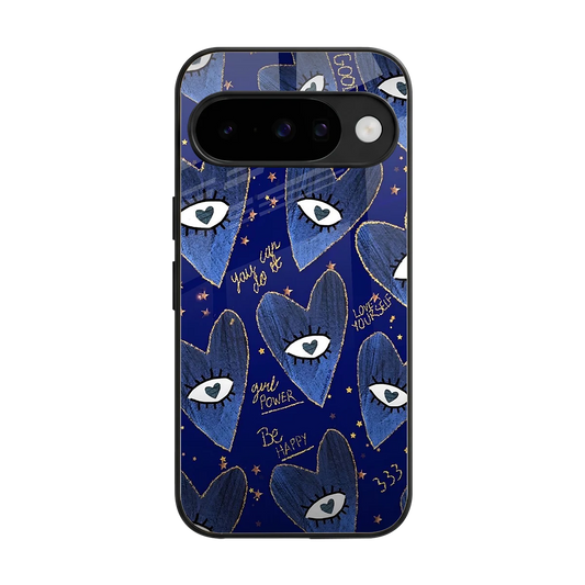 Girl Vision back phone cover | glass case for google pixel 10