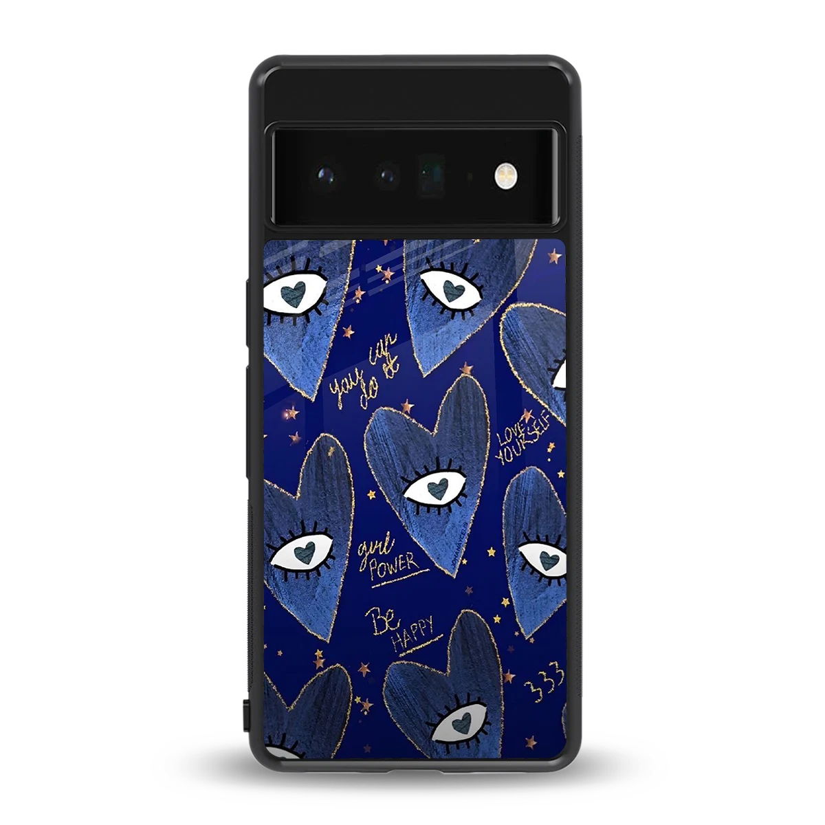 Girl Vision back phone cover | glass case for google pixel 6 pro