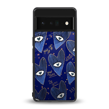 Girl Vision back phone cover | glass case for google pixel 6 pro