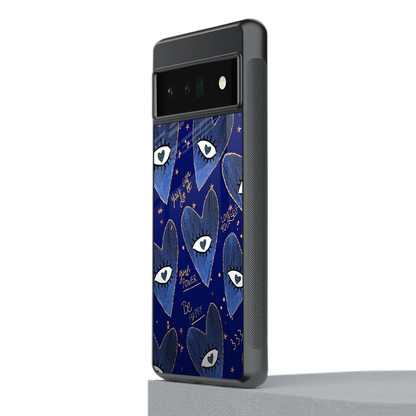 Girl Vision stylish phone case for google pixel 6 pro | glossy glass and slim fit