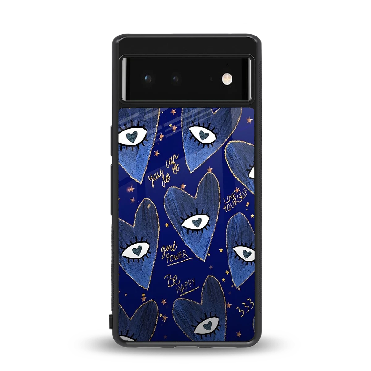 Girl Vision back phone cover | glass case for google pixel 6