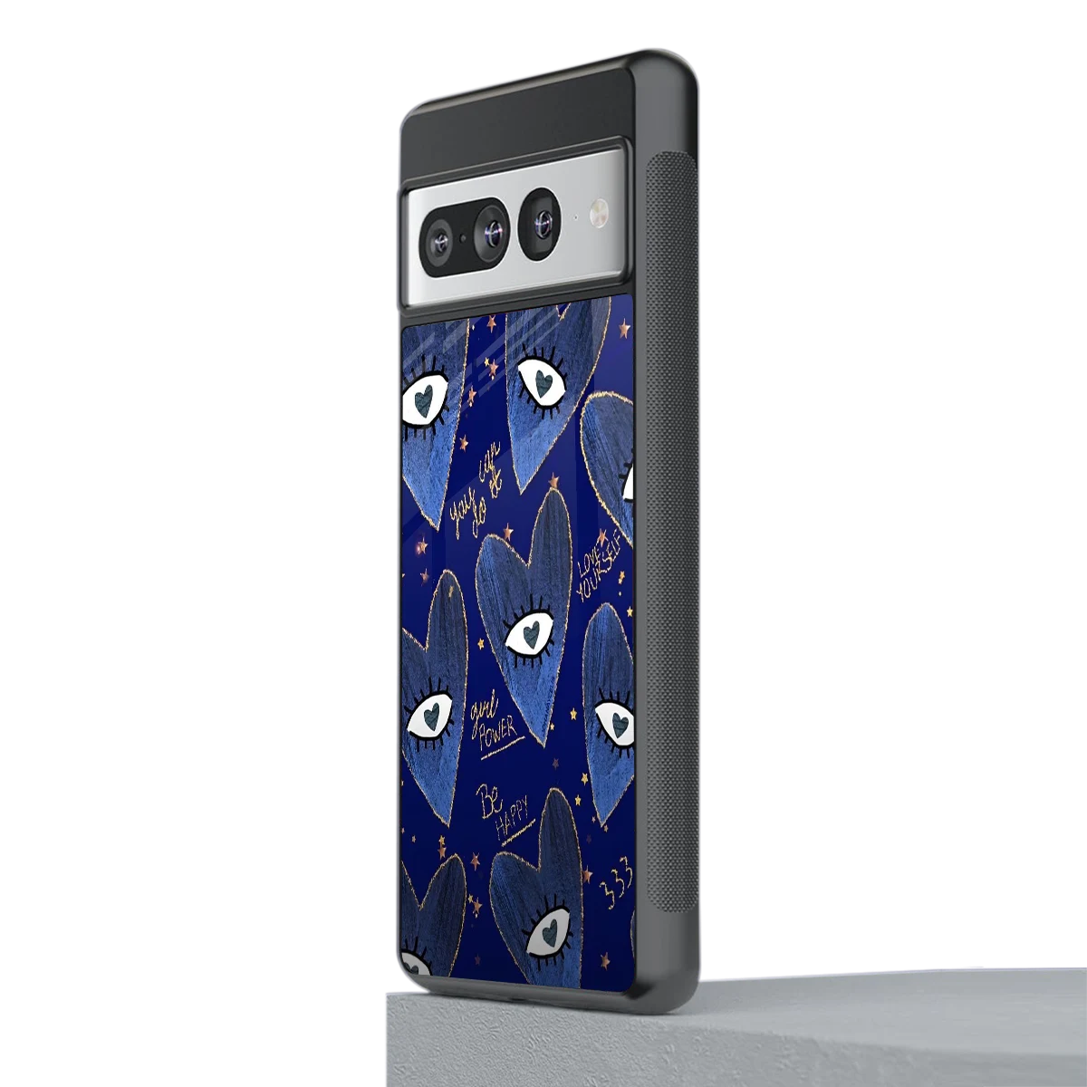 Girl Vision stylish phone case for google pixel 7 pro | glossy glass and slim fit