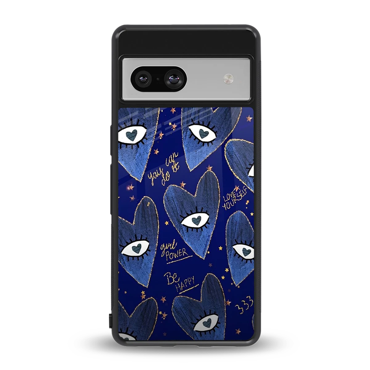 Girl Vision back phone cover | glass case for google pixel 7a
