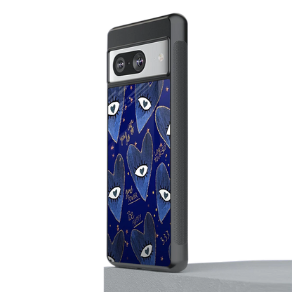 Girl Vision stylish phone case for google pixel 8 | glossy glass and slim fit