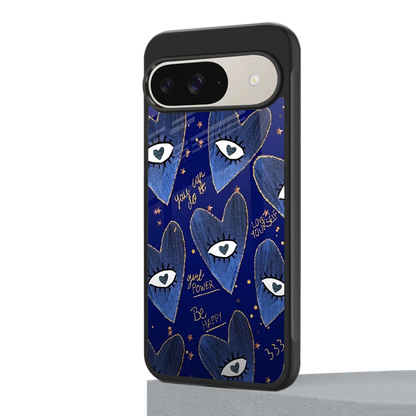 Girl Vision google pixel 9 mobile cover | shockproof glass phone case