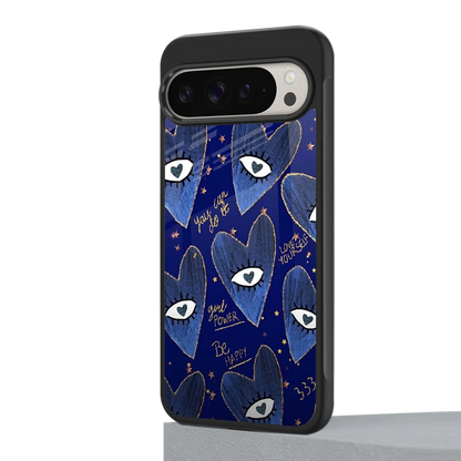 Girl Vision google pixel 9 pro mobile cover | shockproof glass phone case