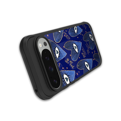 Girl Vision stylish phone case for google pixel 9 pro | glossy glass and slim fit