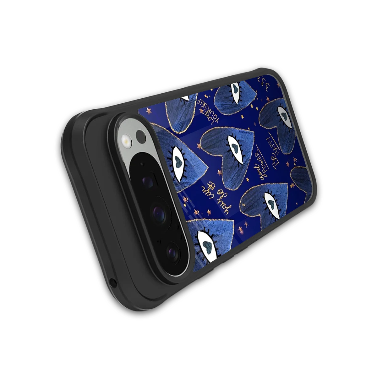 Girl Vision stylish phone case for google pixel 9 pro xl | glossy glass and slim fit