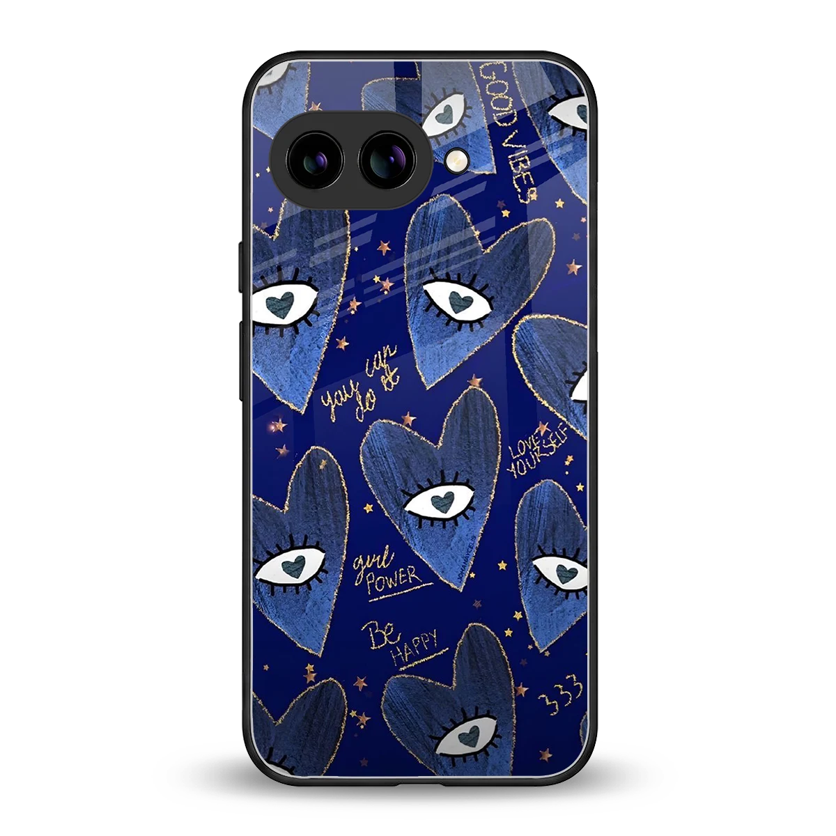Girl Vision back phone cover | glass case for google pixel 10a