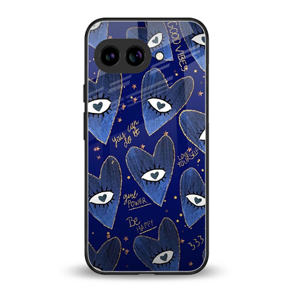 Girl Vision back phone cover | glass case for google pixel 10a