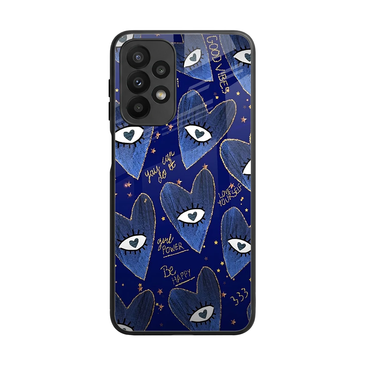 Girl Vision back phone cover | glass case for samsung galaxy a23