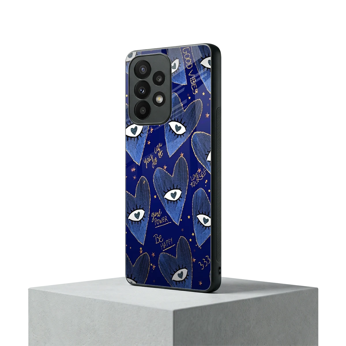 Girl Vision samsung galaxy a23 mobile cover | shockproof glass phone case
