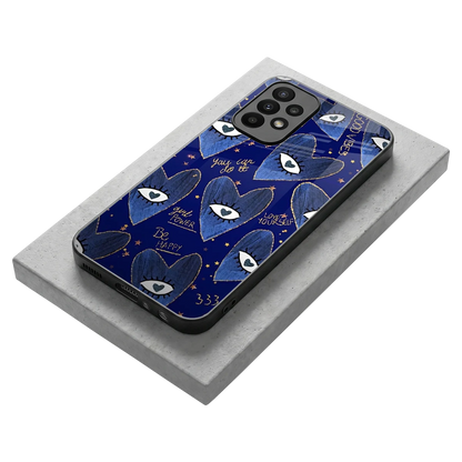Girl Vision stylish phone case for samsung galaxy a23 | glossy glass and slim fit
