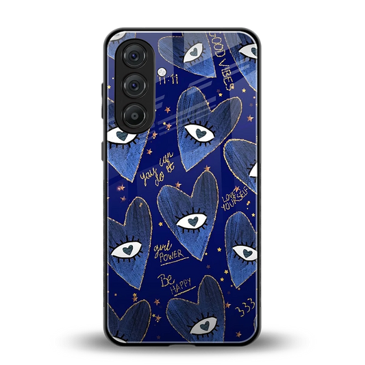 Girl Vision back phone cover | glass case for samsung galaxy m36 5g