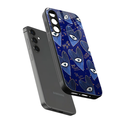 Girl Vision sleek samsung galaxy a55 5g cover with tempered glass back and TPU edges