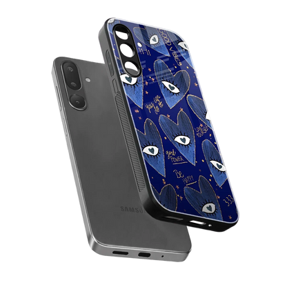 Girl Vision sleek samsung galaxy m36 5g cover with tempered glass back and TPU edges