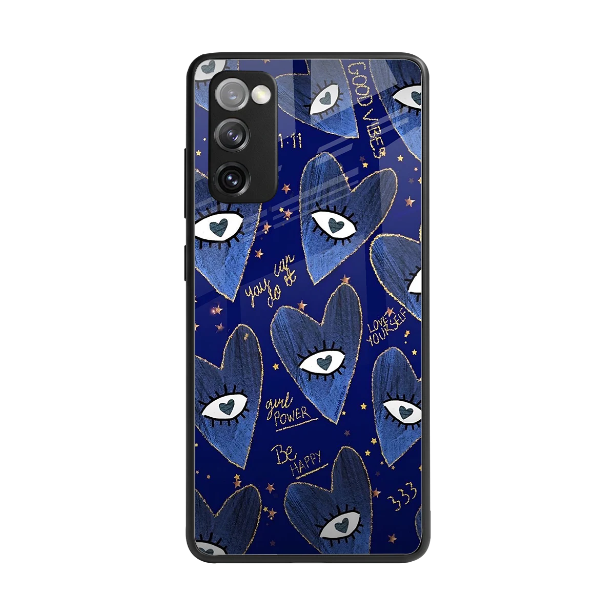 Girl Vision back phone cover | glass case for samsung galaxy s20 fe