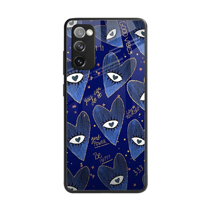 Girl Vision back phone cover | glass case for samsung galaxy s20 fe