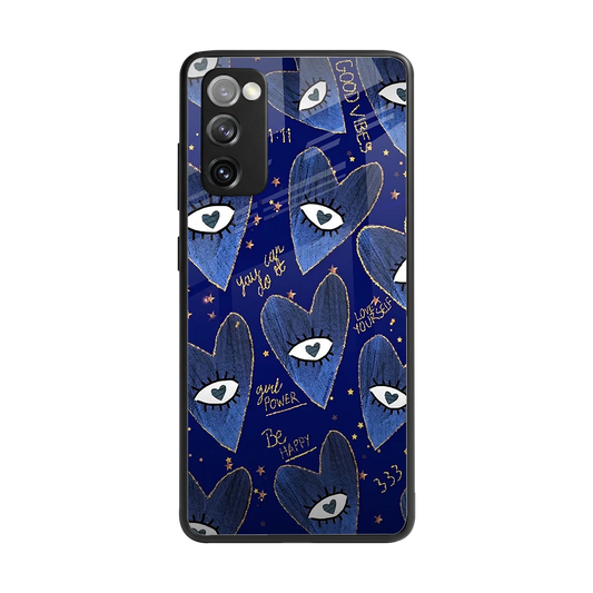 Girl Vision back phone cover | glass case for samsung galaxy s20 fe