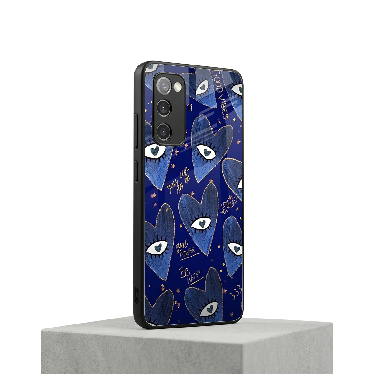 Girl Vision samsung galaxy s20 fe mobile cover | shockproof glass phone case