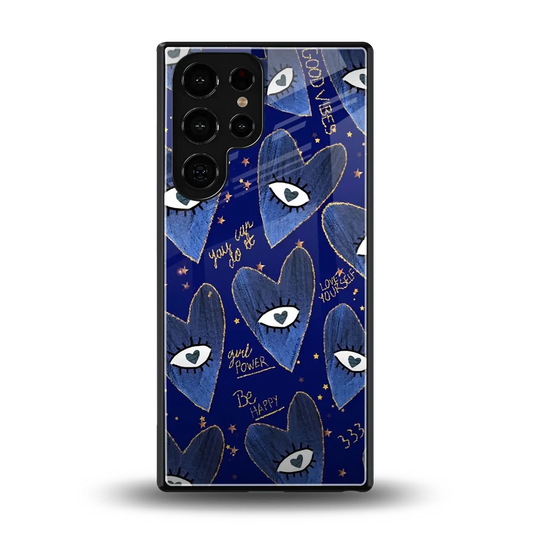 Girl Vision back phone cover | glass case for samsung galaxy s26 ultra
