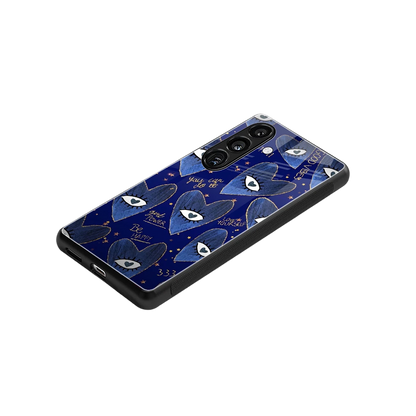 Girl Vision stylish phone case for samsung galaxy s25 | glossy glass and slim fit