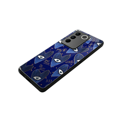 Girl Vision stylish phone case for vivo v27 5g | glossy glass and slim fit