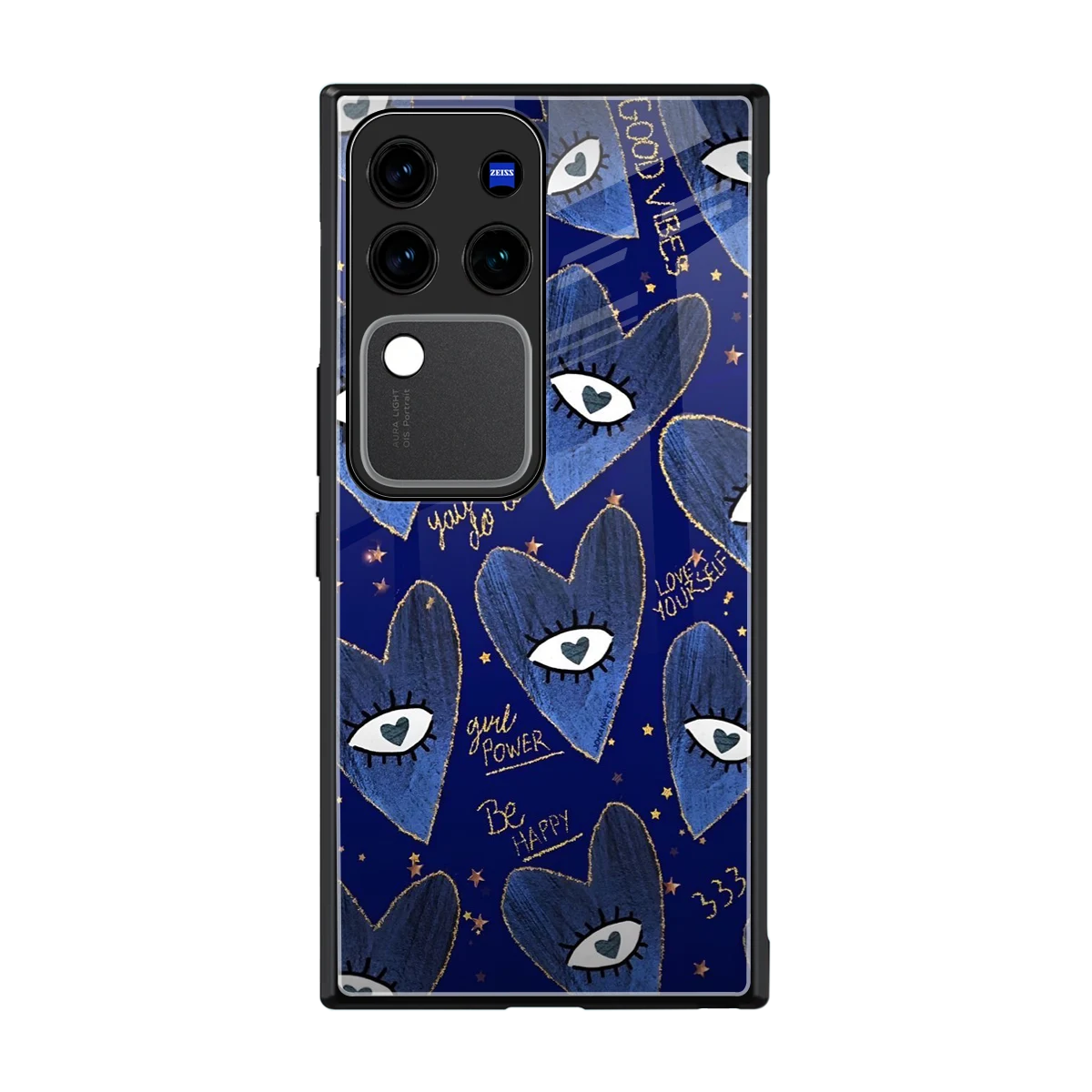Girl Vision back phone cover | glass case forvivo v30 pro