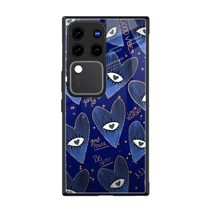 Girl Vision back phone cover | glass case forvivo v30 pro