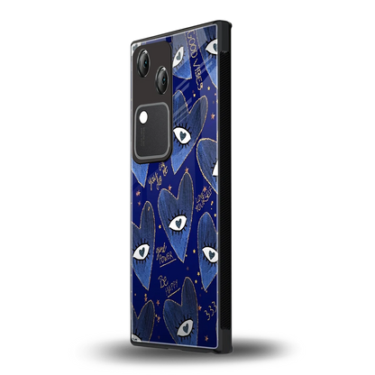 Girl Vision vivo v30 mobile cover | shockproof glass phone case