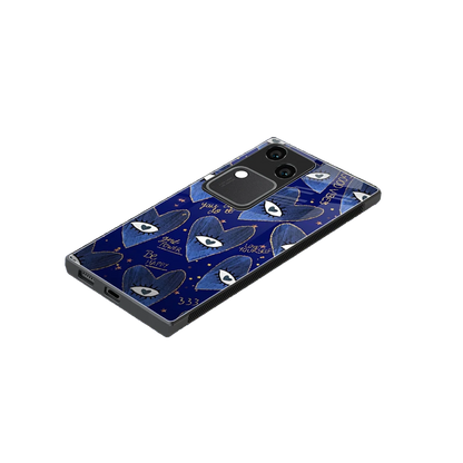 Girl Vision stylish phone case for vivo v30 | glossy glass and slim fit