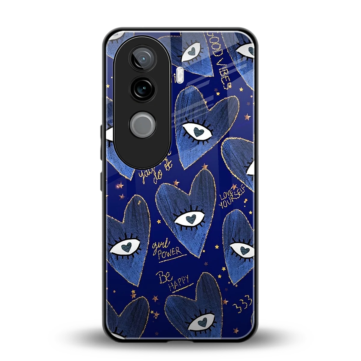 Girl Vision back phone cover | glass case for vivo v40e