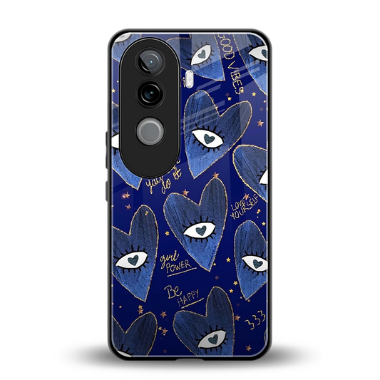 Girl Vision back phone cover | glass case for vivo v40e