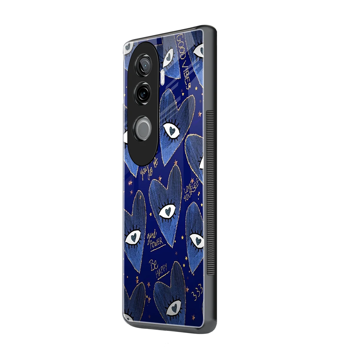Girl Vision vivo v40e mobile cover | shockproof glass phone case