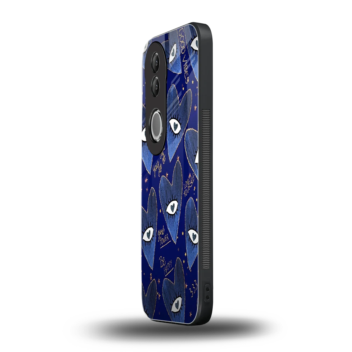 Girl Vision vivo v50 mobile cover | shockproof glass phone case