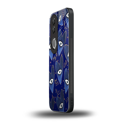 Girl Vision vivo v50 mobile cover | shockproof glass phone case